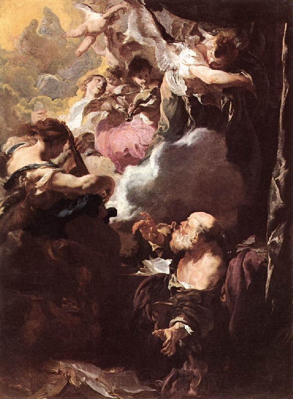 LISS, Johann The Ecstasy of St Paul sg Spain oil painting art